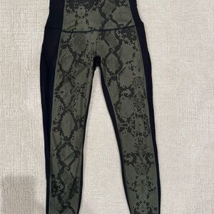 Lulu Lemon Snakeskin Patterned Leggings